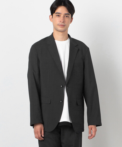 【セール】【セットアップ対応】リネン ライク ポリエステル セットアップ ジャケット（スーツジャケット）｜COMME CA ISM（コムサイズム） pattayablatt.com