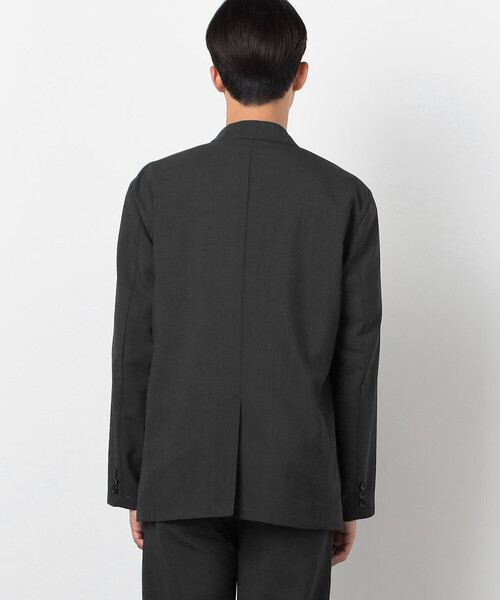 【セール】【セットアップ対応】リネン ライク ポリエステル セットアップ ジャケット（スーツジャケット）｜COMME CA ISM（コムサイズム） pattayablatt.com