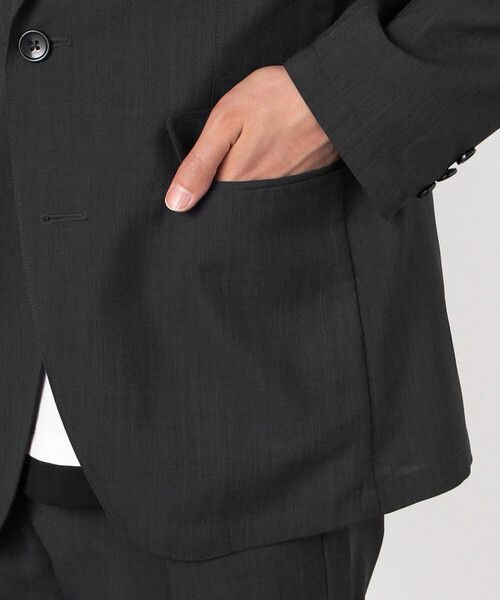 【セール】【セットアップ対応】リネン ライク ポリエステル セットアップ ジャケット（スーツジャケット）｜COMME CA ISM（コムサイズム） pattayablatt.com