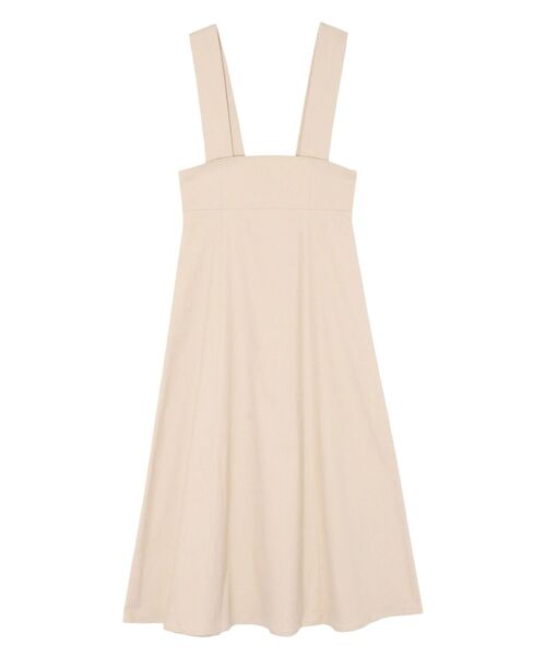 LAGUNAMOON（ラグナムーン）の「ハイウエストジャンパースカート（ジャンパースカート・レディース・チャコールグレー/ブラック/ベージュ・SMALL/MEDIUM）」の9枚目の写真