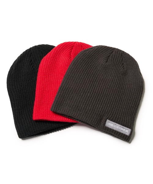 VIRGOwearworks（ヴァルゴウェアワークス）の「Box beanie（ニットキャップ/ビーニー・メンズ・レッド/チャコールグレー/ブラック・FREE）」の4枚目の写真