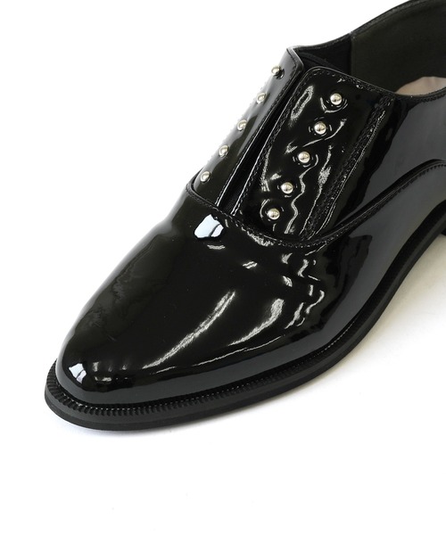 RiiiKa（リーカ）の「【RiiiKa/リーカ】スポッと履けるマニッシュシューズ（ドレスシューズ・レディース・ブラック/アイボリー/ピンク系その他・L/M/S/LL）」の9枚目の写真