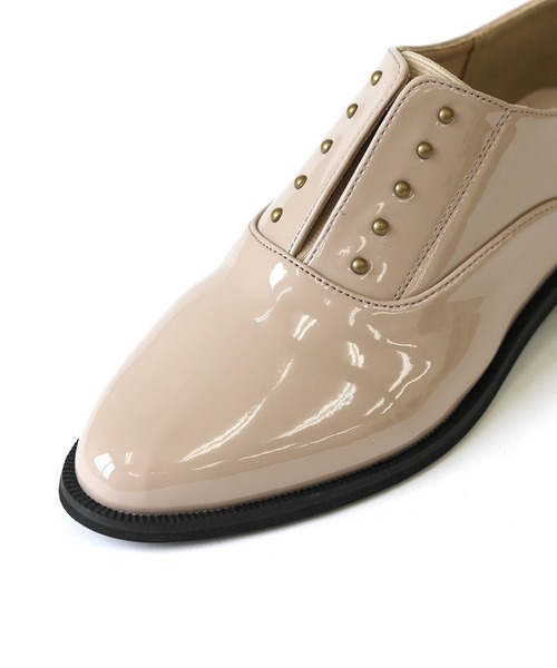 RiiiKa（リーカ）の「【RiiiKa/リーカ】スポッと履けるマニッシュシューズ（ドレスシューズ・レディース・ブラック/アイボリー/ピンク系その他・L/M/S/LL）」の16枚目の写真