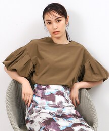 OPAQUE.CLIP | バルーンスリーブブラウス【洗濯機洗い可】(シャツ/ブラウス)