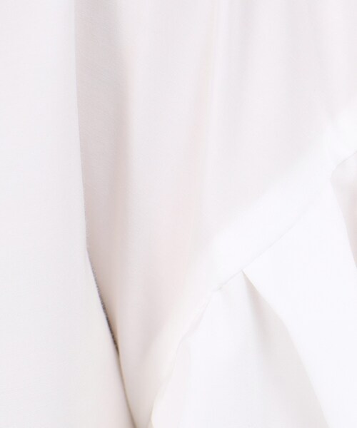 OPAQUE.CLIP（オペークドットクリップ）の「◆バルーンスリーブブラウス【洗濯機洗い可】（シャツ/ブラウス・レディース・ブラウン系その他/ブラック/ホワイト・42/40/38）」の7枚目の写真