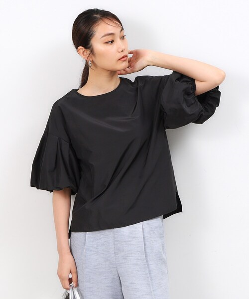 6375【タグ付】グッドグリーフ　アパルトモン別注　ギャザーブラウス　2way アパルトモン⭐︎GOODGRIEFグッドグリーフPATCHEDKNITBEANIEの