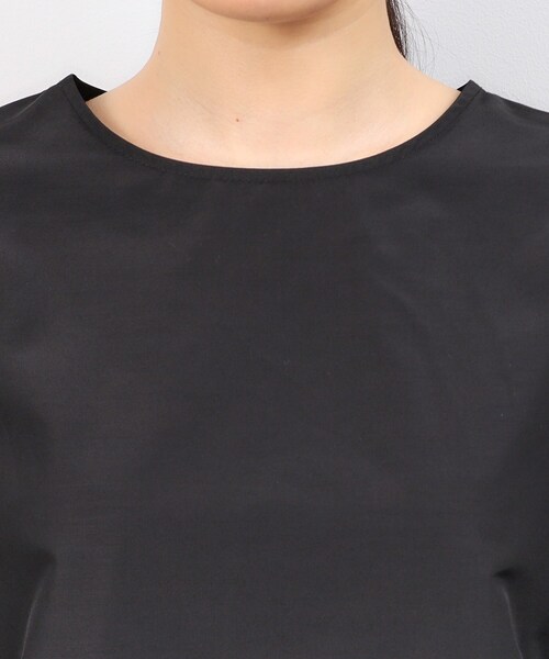 OPAQUE.CLIP（オペークドットクリップ）の「◆バルーンスリーブブラウス【洗濯機洗い可】（シャツ/ブラウス・レディース・ブラウン系その他/ブラック/ホワイト・42/40/38）」の19枚目の写真