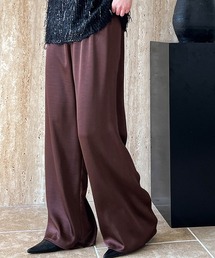 OSYAREVO（オシャレボ）の「サテン ワイドパンツ（その他パンツ）」