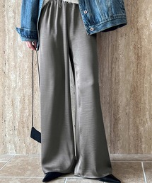 OSYAREVO（オシャレボ）の「サテン ワイドパンツ（その他パンツ）」