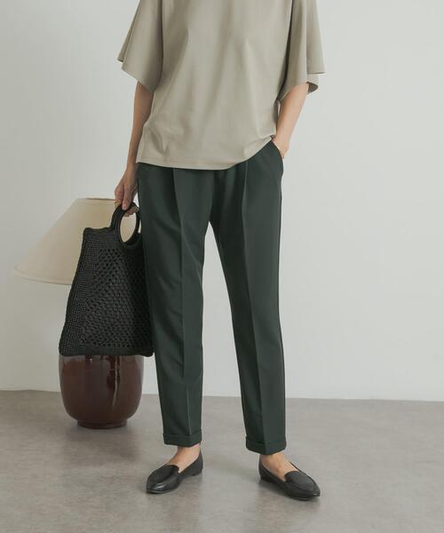 URBAN RESEARCH DOORS（アーバンリサーチドアーズ）の「ストレッチテーパードイージーパンツ（その他パンツ・レディース・ネイビー/グリーン/ブラック・X-SMALL/MEDIUM/SMALL）」の18枚目の写真