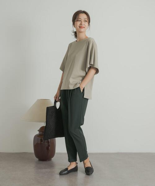 URBAN RESEARCH DOORS（アーバンリサーチドアーズ）の「ストレッチテーパードイージーパンツ（その他パンツ・レディース・ネイビー/グリーン/ブラック・X-SMALL/MEDIUM/SMALL）」の22枚目の写真