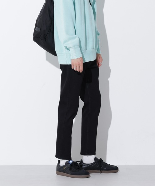 Apo(s)ture(アポスチャー)の「PETE-004/デニムアンクルスキニーパンツ(デニムパンツ・メンズ・ブラック/ネイビー・XS/S/M/L/XL)」の1枚目の写真