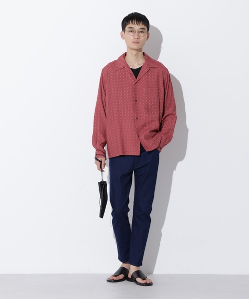 Apo(s)ture(アポスチャー)の「PETE-004/デニムアンクルスキニーパンツ(デニムパンツ・メンズ・ブラック/ネイビー・XS/S/M/L/XL)」の4枚目の写真