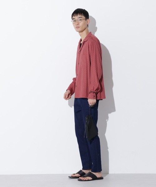 Apo(s)ture(アポスチャー)の「PETE-004/デニムアンクルスキニーパンツ(デニムパンツ・メンズ・ブラック/ネイビー・XS/S/M/L/XL)」の7枚目の写真