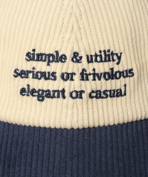 LOWRYS FARM(ローリーズファーム)の「2トーンコーデュロイCAP 140417(キャップ・レディース・ブラウン/ネイビー・FREE)」の20枚目の写真
