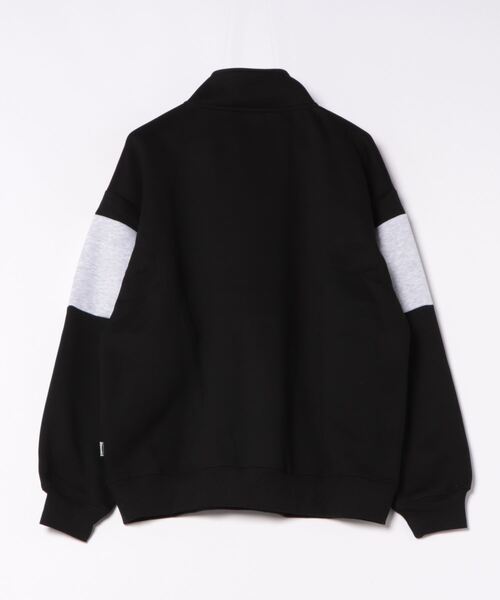 THRASHER(スラッシャー)の「【THRASHER / スラッシャー】裏起毛ワンポイント刺繍スタンドハーフジップ スウェットトレーナー(スウェット・メンズ・ブラック/ホワイト/ライトグレー/グリーン/ネイビー・MEDIUM/LARGE/X-LARGE)」の6枚目の写真