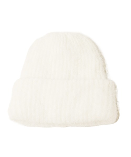 14+(イチヨンプラス)の「モヘアニット帽 / Assorted Mohair Knit Beanie(ニットキャップ/ビーニー・レディース・ブラック/グレー/ブルー/ホワイト/グリーン/ピンク/ベージュ/オレンジ・FREE)」の14枚目の写真