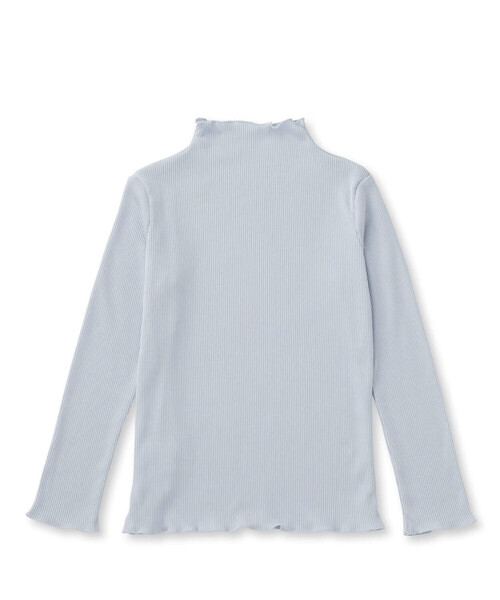 【日本製】ブライトプレーティングテレコハート刺しゅう長袖Tシャツ(100~140cm)