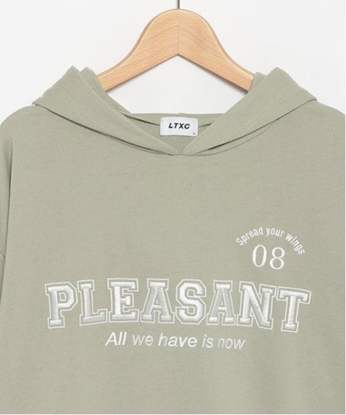 LOVETOXIC（ラブトキシック）の「【LTXC】速乾パーカSETUP（ワンピース・キッズ・ブラック/トップグレー/カーキ・M/S/L）」の6枚目の写真