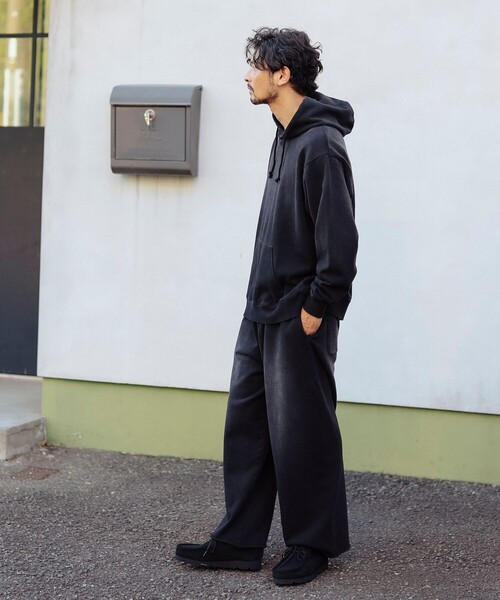B:MING by BEAMS（ビーミングバイビームス）の「フェード ワイド スウェット パンツ(セットアップ対応)（スウェットパンツ・メンズ・ネイビー/ブラック・SMALL/MEDIUM/LARGE/X-LARGE）」の12枚目の写真