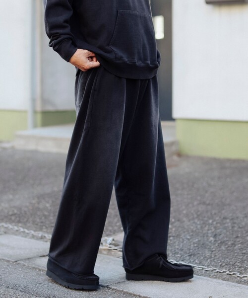 B:MING by BEAMS（ビーミングバイビームス）の「フェード ワイド スウェット パンツ(セットアップ対応)（スウェットパンツ・メンズ・ネイビー/ブラック・SMALL/MEDIUM/LARGE/X-LARGE）」の14枚目の写真