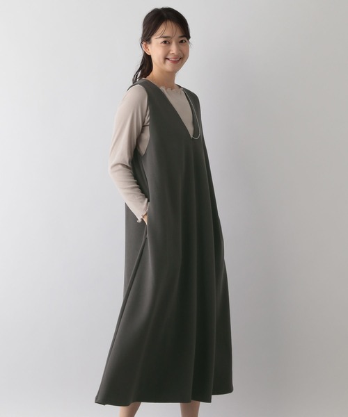 GLOBAL WORK Smile Seed Store(グローバルワーク スマイルシードストア)の「ジョーゼットジャンスカ/131055(ワンピース・レディース・チャコール/ブラック・LARGE/SMALL/MEDIUM)」の10枚目の写真