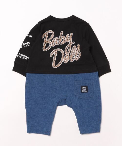 BABYDOLL（ベビードール）の「ヒョウ柄王冠 ロンパース 9706B ベビードールロンパース6点セット