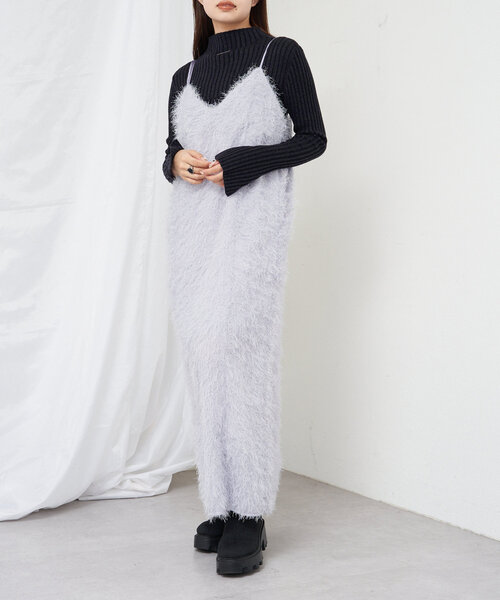 RAY CASSIN(レイカズン)の「【WEB限定】ジャガードリブニット(ニット/セーター・レディース・グレー/グリーン/ブラック/アイボリー・FREE)」の20枚目の写真