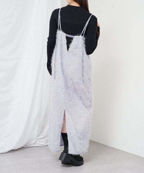 RAY CASSIN(レイカズン)の「【WEB限定】ジャガードリブニット(ニット/セーター・レディース・グレー/グリーン/ブラック/アイボリー・FREE)」の22枚目の写真