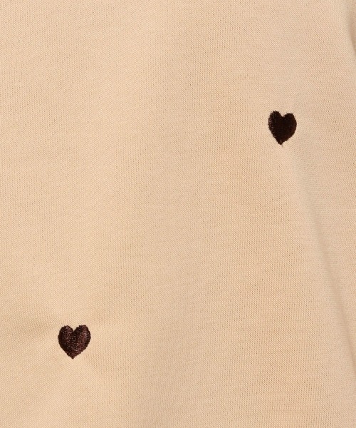 mysty woman（ミスティウーマン）の「【WEB限定】ハート刺繍スウェットプルオーバー　152808（スウェット・レディース・グレー/ベージュ/ブラック・FREE）」の20枚目の写真