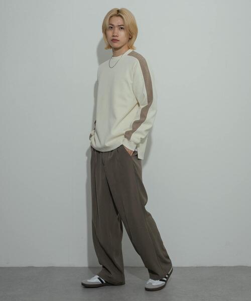 SENSE OF PLACE by URBAN RESEARCH(センスオブプレイスバイアーバンリサーチ)の「ヘビーサーマルサイドラインカットソー(Tシャツ/カットソー・メンズ・ブラック/オフホワイト/ライトカーキ・MEDIUM/LARGE)」の20枚目の写真