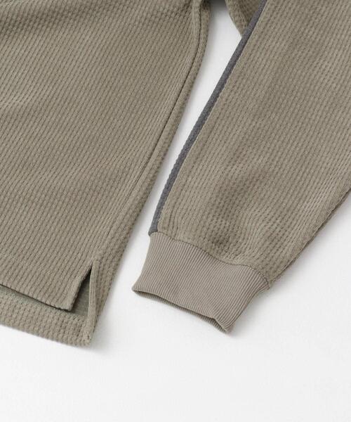 SENSE OF PLACE by URBAN RESEARCH(センスオブプレイスバイアーバンリサーチ)の「ヘビーサーマルサイドラインカットソー(Tシャツ/カットソー・メンズ・ブラック/オフホワイト/ライトカーキ・MEDIUM/LARGE)」の8枚目の写真