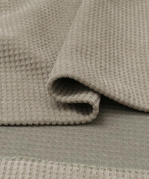 SENSE OF PLACE by URBAN RESEARCH(センスオブプレイスバイアーバンリサーチ)の「ヘビーサーマルサイドラインカットソー(Tシャツ/カットソー・メンズ・ブラック/オフホワイト/ライトカーキ・MEDIUM/LARGE)」の6枚目の写真