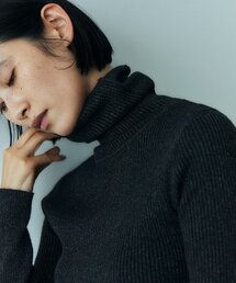 GALLEST | ラメリブタートルニット(ニット/セーター)