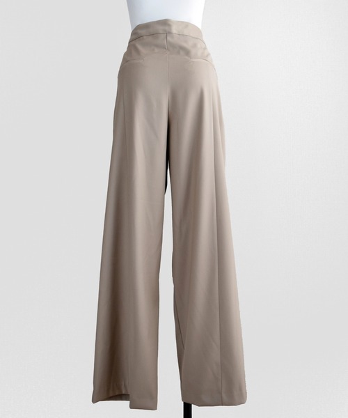 Marient（マリエント）の「ポケットスラックスカーゴPT（カーゴパンツ・レディース・ベージュ/ブラック・FREE）」の11枚目の写真