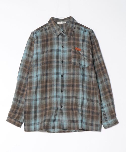 HALEY PESCA(ヘーリーペスカ)の「HALEY PESCA/ヴィンテージライク カジュアルチェックシャツ(シャツ/ブラウス・レディース・ブラウン/グリーン・LARGE/SMALL/MEDIUM)」の12枚目の写真