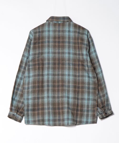 HALEY PESCA(ヘーリーペスカ)の「HALEY PESCA/ヴィンテージライク カジュアルチェックシャツ(シャツ/ブラウス・レディース・ブラウン/グリーン・LARGE/SMALL/MEDIUM)」の13枚目の写真