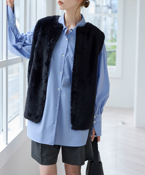 DOUBLE FACE フェザーCNベスト JOURNAL STANDARD（ジャーナルスタンダード）の「ダブルフェイス