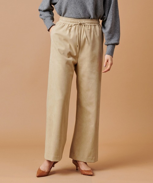 marmors（マルモア）の「【marmors】suede pants（その他パンツ・レディース・ブラウン/ベージュ・36）」の10枚目の写真