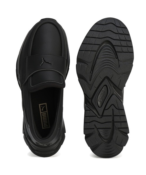 PUMA（プーマ）の「PUMA/プーマ レディース スニーカー ローファー 厚底 PUMA LOAFYR ウィメンズ 397730（スニーカー・レディース・ブラック×ブラック/ブラック系その他・23.5cm/24.5cm/23.0cm/24.0cm/25.0cm）」の6枚目の写真