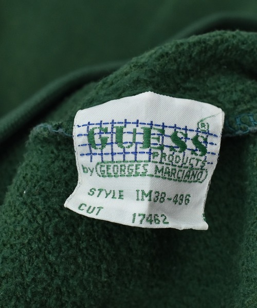 【ヴィンテージ古着】90's GUESS U.S.A. 刺繍 プルオーバースウェット
