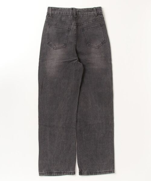 shameless(シェイムレス)の「ブラックワイドデニム(デニムパンツ・レディース・ブラック・S/M)」の13枚目の写真