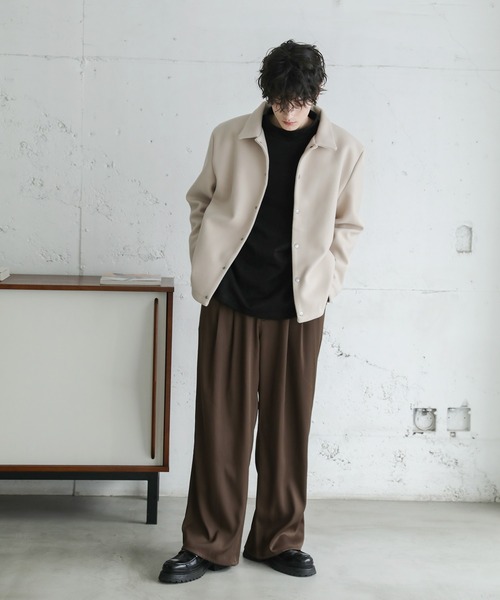 セール】ASTRONOMY/ルーズベーシックメルトンコーチジャケット