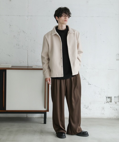 ASTRONOMY/ルーズベーシックメルトンコーチジャケット（ブルゾン