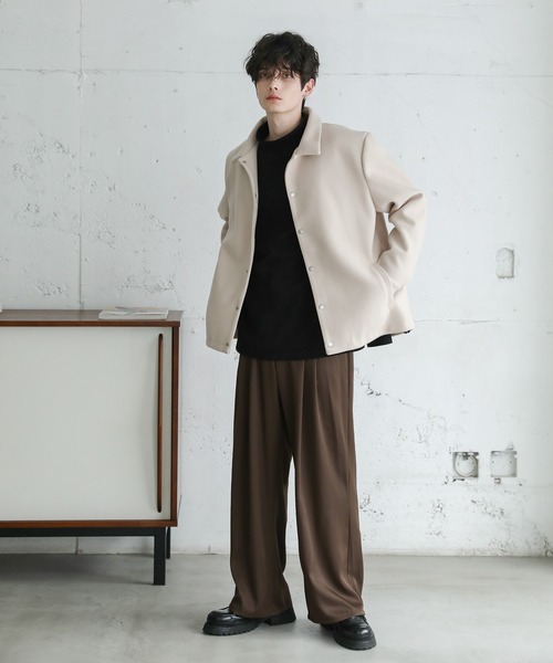 セール】ASTRONOMY/ルーズベーシックメルトンコーチジャケット