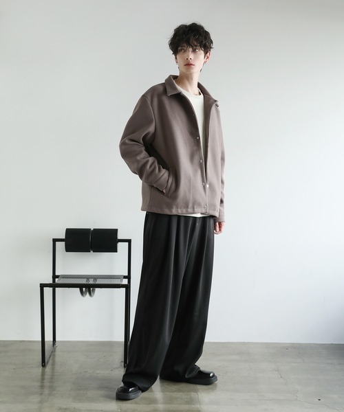 セール】ASTRONOMY/ルーズベーシックメルトンコーチジャケット