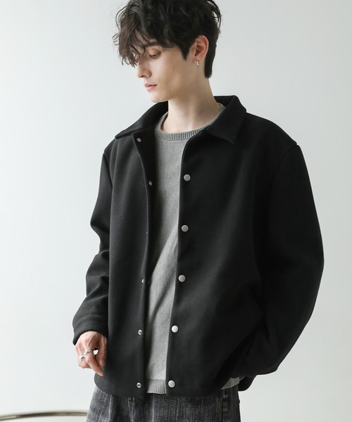 セール】ASTRONOMY/ルーズベーシックメルトンコーチジャケット