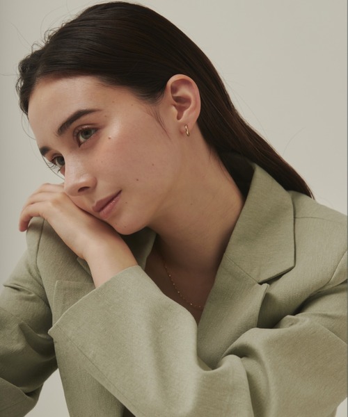 ciite'（シーテ）の「ミニシンプルフープピアス  (両耳用)（ピアス（両耳用）・レディース・ゴールド/シルバー・FREE）」の8枚目の写真