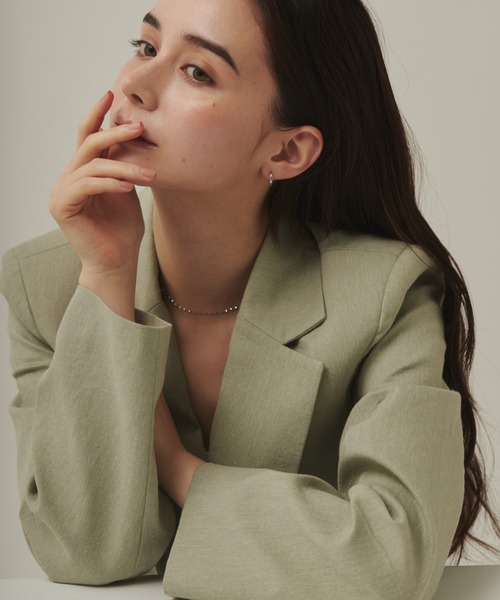 ciite'（シーテ）の「ミニシンプルフープピアス  (両耳用)（ピアス（両耳用）・レディース・ゴールド/シルバー・FREE）」の11枚目の写真