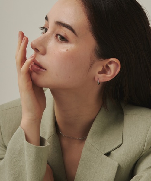 ciite'（シーテ）の「ミニシンプルフープピアス  (両耳用)（ピアス（両耳用）・レディース・ゴールド/シルバー・FREE）」の12枚目の写真